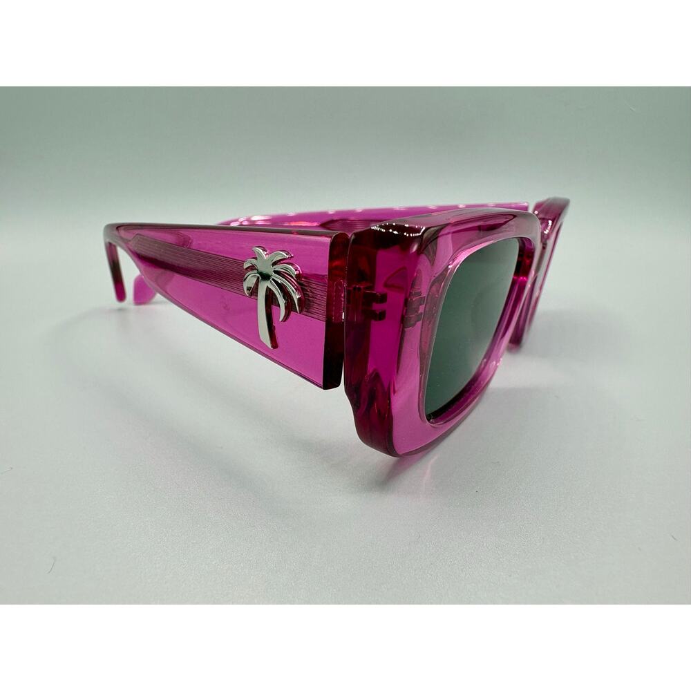 Palm Angels Yosemite Pink Luxury Sunglasses - New In Box - Picture 2 of 8